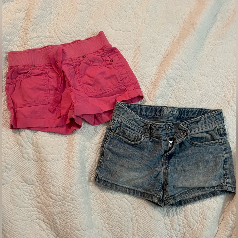 Girls size 7-8 play shorts